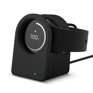 Elago W3 Clock Galaxy Watch Charger Stand Compatible for Galaxy Watch 5 / 6 / 6 Classic / 7 / 7 Ultra / 8 / 8 Classic