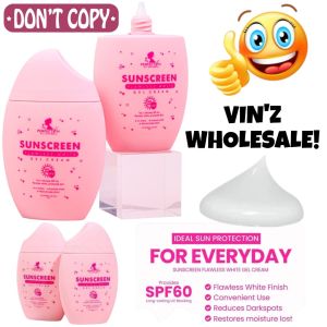 PERFECT SKIN All Naturals Flawless White Sunscreen Gel Face Cream (SPF60) 50g.