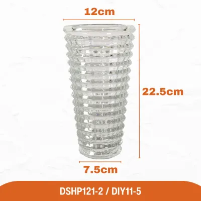 Premium Table Vase Multiple Models Tall Vase High Quality Transparent Glass Vase / Home Decoration