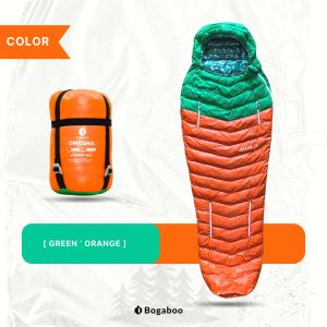 BOGABOO Sleeping Bag ECODOWN FP 600+ Seri OMYSHA - sleeping bag Mummy - sleeping bag Hiking Camping - sleeping bag goose down synthetic