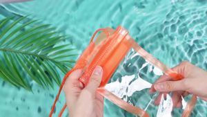 Shinylin 200 Pcs Universal Waterproof Phone Pouch Bulk Waterproof Cellphone Case Underwater Snorkeling Dry Bag Case Lanyard Clear Phone Protector for Beach Swimming Floating 6.69 x 3.15 Inch