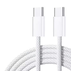 (HD1)Durable Braided Fast Charging Cable for Phone 16/17 ProMax and Android Phones Type-C to C Fully Compatible PD 2M Kabel Pengecasan Pantas Jalinan Tahan Lasak untuk Phone16/17 Promax dan Telefon Android Jenis-C ke C Sepenuhnya Serasi PD 2M