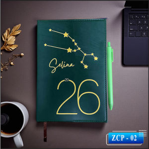 Transfer It Personalized Zodiac Sign Virgo Aquarious Capricorn Journal Weekly Calendar Notebook