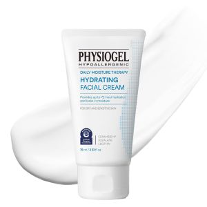 Physiogel Daily Moisture Therapy Hydrating Facial Cream Lightweight Face Moisturizer with Ceramide 72H Lasting Hydration For Dry & Sensitive Skin 2.5 fl. oz.