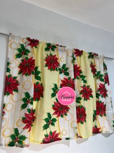 Christmas Half/Lababo Curtain Made in Geena Fabric tela po eto