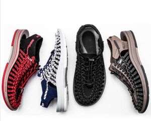 [รองเท้าถัก​เชือก​รัดส้น รองเท้าเที่ยวชายหาด เดินป่า ทำงาน พื้นนุ่ม - ส่งไปไหม? 1-2 วัน รับสินค้า ยืนหนึ่ง]