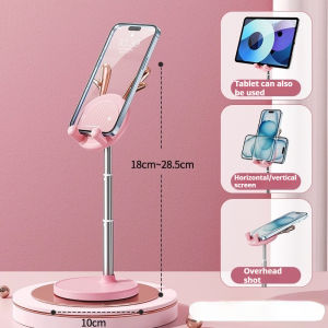 Oatsbasf Desktop Phone Holder Cute Deer Phone Stand for 4-12.9 Phone&Tablet&Pad Angle&Height Adjustable Tablet Stand