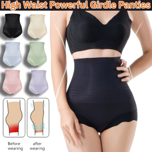 High Waist Powerful Girdle Panties for Women Butt Lifter Shapewear Underwear Breathable Shaping Panties