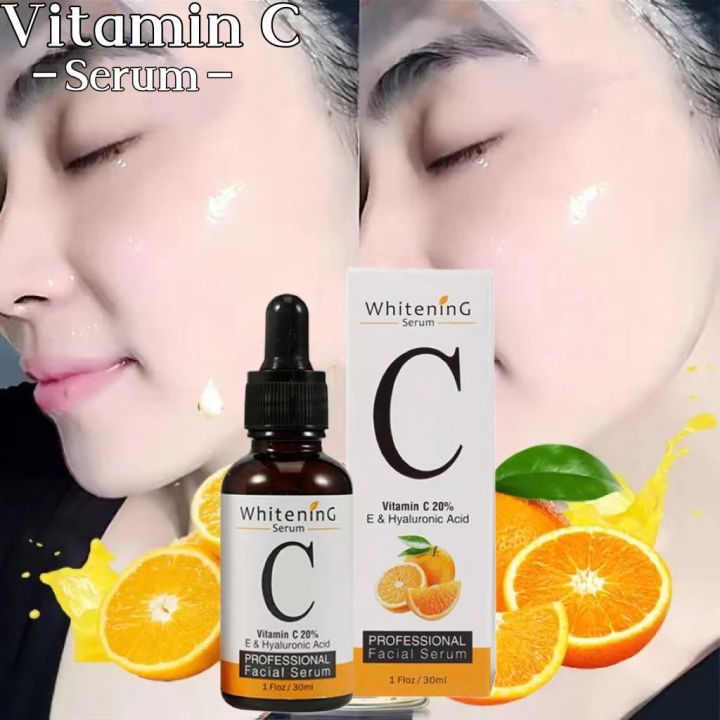 Serum Wajah Vitamin C Serum Orange Vit C dan E 30ML Original Forte Dus Oranye/Kuning Mencerahkan Anti Oksidan Setara