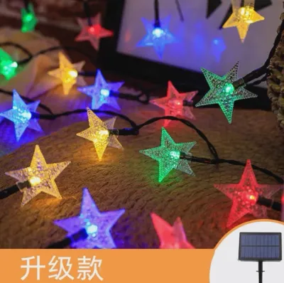 Led Nhỏ Đèn Nhấp Nháy Chuỗi Đèn Sao Đèn Trang Trí Trang Trí Các Phòng Ngủ Đầy Màu Sắc Hộ Gia Đình Ngoài Trời Nhấp Nháy Ngôi Sao Năm Cánh Đèn