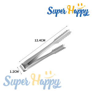 ที่คีบน้ำแข็งสแตนเลส ไม่เป็นสนิม คีบอาหาร คีบน้ำแข็ง บาร์น้ำแข็ง ร้านกาแฟ