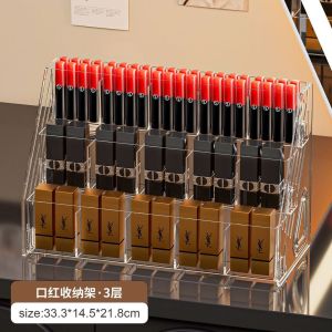 ShopclassyHome Multifunctional Desktop Lipsticks Organizer Storage Rack Holder Step Design with Compartments