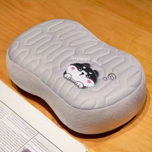 Latex Ice Silk Memory Foam Small Pillow Cat Belly Single Nap Pillow Office Sleeping Handy Tool Student Lunch Break Pillow丝绸记忆海绵小枕头猫肚单枕办公睡觉方便工具学生午休枕头
