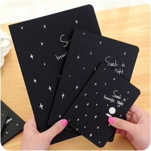 KAWAII BOX Stationery Gifts 60 Page Sketch Book Inner Page Album DIY Painting Paper Black Paper Painting Notepad Blank Black Paper Pad Drawing Notebook Graffiti Notebook