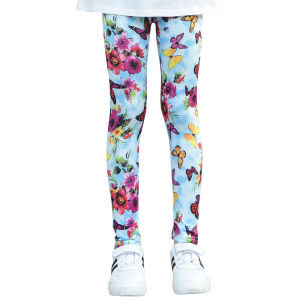 Magic Selection Girls Leggings for Toddler Summer Floral Pencil Pants Cute Baby Skinny Trousers Teenagers Child 3-10Y