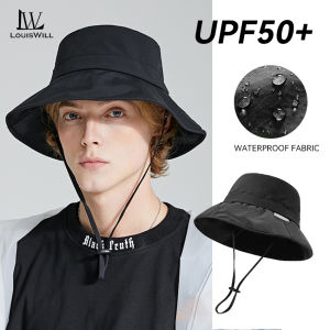 LouisWill Sun Cap Fisherman Hat Sun-proof Hat Casual Sun Hats Portable Fisherman Cap Large Brim Cap Sun Protection Cap UV Protection Hats for Summer Outdoor Travel