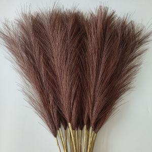 5PCS/pack Simulated Reed Cattail Grass Home Wedding Decoration Floor Simulation Green Plants