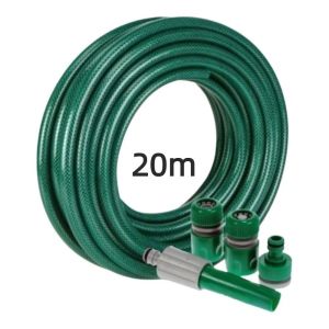 VOYUE Memory Garden Hose Set with Nozzles 5/10/15/20m Sprinkler Soaker Hose Durable Anti Crack Plastic Water Pipe GardeningCleaning