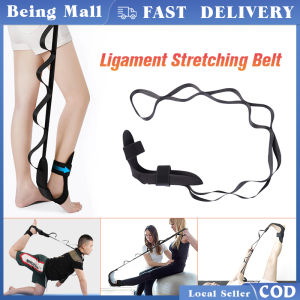 Stretching Band Black Yoga Foot And Leg Stretch Strap Ligament Stretching Belt