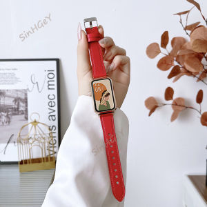 สายหนังสำหรับสายรัด Xiaomi Mi 7 Pro สายหนังวัวสายหนังวัว7 Pro สายเปลี่ยนสายรัดข้อมือใหม่