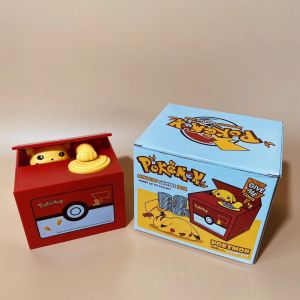 Novelty Stealing Cat/Hello Kitty/Pikachu/Kumamon/Doraemon/Minion Coin Bank Saving Piggy Bank