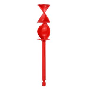 BETTERFORM Drill Chuck Compatible Epoxy Mixer Paddles Mixing Attachment Reusable Resin Mixer Stick Durable Paddle Design Drill Mixing Attachment For Epoxy Resin