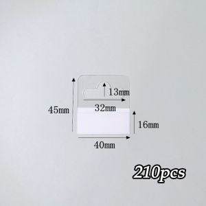 210pcs Selotip Kait Display Makanan Produk Supermarket Snack Hanging Kait