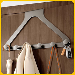 Punch-free Triangle Door Hook: A Powerful Bathroom Storage Solution