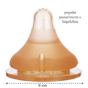 อ่านก่อนสั่งนะคะ 🧸 จุกนมคอกว้างทรงพีเจ้นสีชา  ✨ NH717