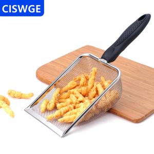 [COD] CISWGE AUTOPARTS Vật nuôi làm sạch công cụ thép không gỉ Phân xẻng Net mèo xả rác xẻng loài bò sát thằn lằn cát xẻng lưới màn hình phân muỗng