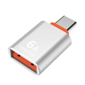 เชื่อมต่อ USB C ถึงอะแดปเตอร์ OTG USB พร้อมตัวเรือนโลหะทันทีเพื่อความน่าเชื่อถืออุปกรณ์หลากหลายใช้ส่งไฟล์ข้อมูลอย่างรวดเร็ว