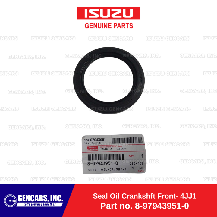 Oil Seal Crankshaft Front For Isuzu NRR NPR NPR-HD NQR 4HE1 4.8L 4HK1 5