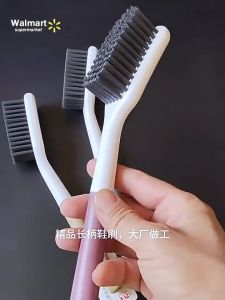 【Walmart】Shoe Scrub Brush Long Handle Soft Bristle Non Damaging For Sneakers Leather Canvas Heavy Duty Laundry Brush Household Multipurpose For Shoes Clothes With Non Slip Grip Ergonomic Design