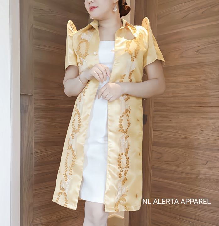 Fashion Filipiniana Long Sleeve MODERN FILIPINIANA MESTIZA LONG