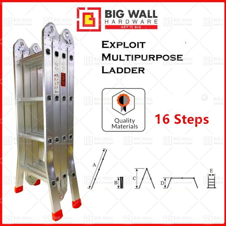 16 step store multi purpose ladder