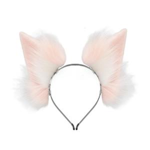 Mèo Sói cáo bờm tai LÔNG CÁO đuôi động vật bằng Nhung Tai Headband đuôi cho trang phục halloween bên sói trang phục
