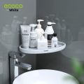 AKAPE - ECOCO Bathroom Storage Shelf Shower Snap Up Corner Shelf Shampoo Holder Basket Shelf Wall Shelves for Shelving Kitchen. 