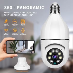 ♥100%Original Product+FREE Shipping♥ Bulb Surveillance Camera 2.4G Wifi E27 1080P Wireless Security Monitor Cam Night Vision Full Color Automatic Human Tracking