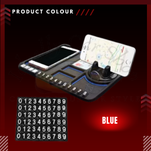 Ideally Multi function Car Dashboard Anti Slip Mat Sticky Pad GPS Phone Holder Stand Parking Phone Number Plate Auto Accessories
