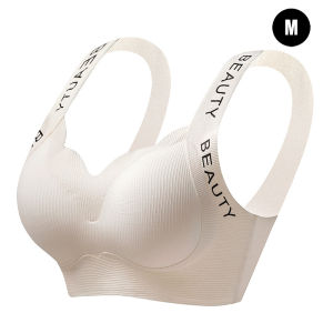 FASHLOVER Thin Seamless Underwear Women Wide Shoulder Straps Push-up Bra Wireless Beautiful Back Bra