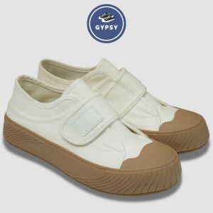 Gypsy - Autumn Velcro Sepatu Sneakers Kanvas Wanita Import Seoatu Snakers Hitam Cewek Canvas Snekers Tanpa Tali X8650