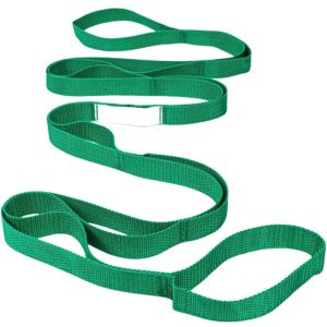 FIGHTINPC 10 vòng Băng tập yoga co giãn Thoáng khí Có thể điều chỉnh Dây đeo co giãn có vòng Thiết bị Yoga Bền Dây đai co giãn không đàn hồi Pilates