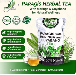 Paragis with Moringa and Guyabano Tea | Natural Herbal Tea for Daily Wellness Immunity Support & Gentle Body Cleanse | 100% Natural FDA Registered Halal Certified