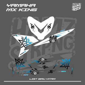 Striping Transparan MX KING Y15ZR Medusa Satanic gradasi sticker viral wajib punya motor keren