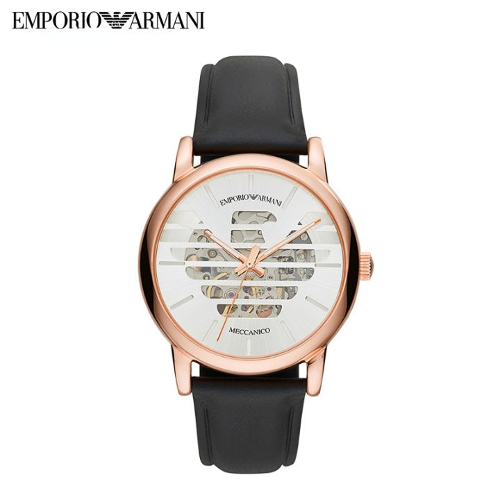 Emporio Armani watch male hollow mechanical watch AR60031 birthday