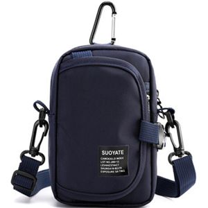 DINAH ความจุขนาดใหญ่ กระเป๋าสะพายข้างผู้ชาย กระเป๋าหลายช่อง แบบสบายๆ กระเป๋าเก็บโทรศัพท์ แฟชั่น รูปสี่เหลี่ยม กระเป๋าสตางค์ ชาย