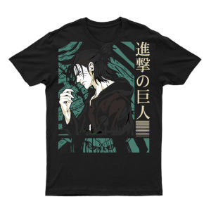ASTRO.FTE Kaos Eren Kaos Distro Cowok Kaos Anime Cotton Combed 24s Premium