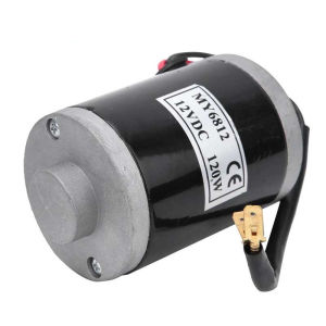 copper MY6812 12V 120W High Speed Brush Motor w/Belt Pulley Electric Scooter 2500 RPM