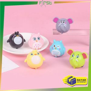 FH-M317 Mainan Anak Mobil Mini Pull Back Kartun Karakter Hewan / Maenan Mobil Mobilan Bentuk Binatang Pullback Car Kartun Hewan
