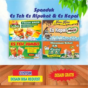 Banner Spanduk Es Teh Jumbo Alpukat Desain Bisa Request